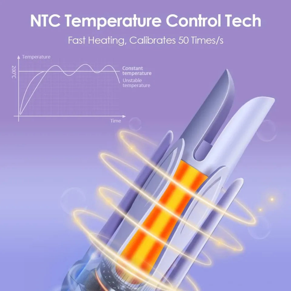 مكواة تجعيد الشعر الأوتوماتيكية